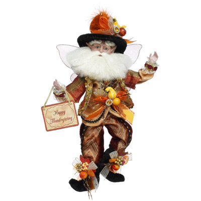 Happy Thanksgiving Fairy, Small - 10 Inches