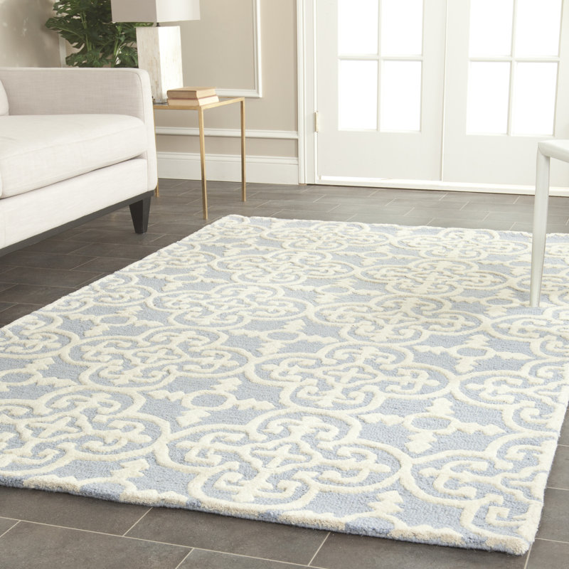 Knott Transitional Wool Area Rug, Rectangle 152 x 244 cm