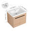 Meuble-lavabo simple 23,62 po avec plateau en résine Esben
