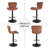 Pet-Friendly Adjustable Height Swivel Bar Stool with Back, Scratch-Resistant Tech Fabric, Footrest and Black Metal Base – Durable Bar Chair for Kitchen Island, Dining Bar, Cat & Dog Owners-370127096-370127097