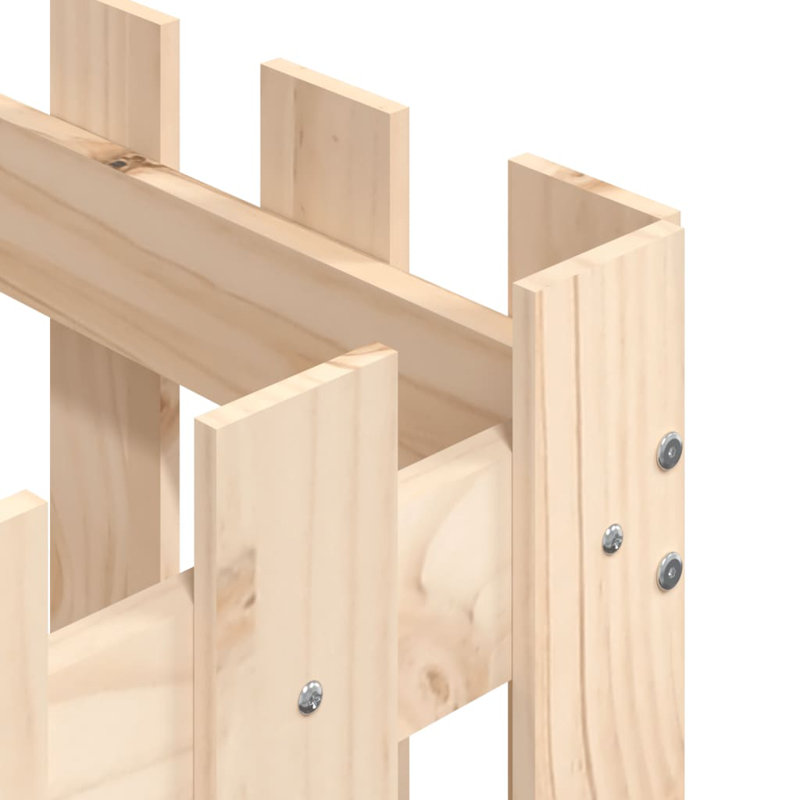 Nabeela Wood Planter Box, 60cm H x 60cm W x 60cm D, Natural