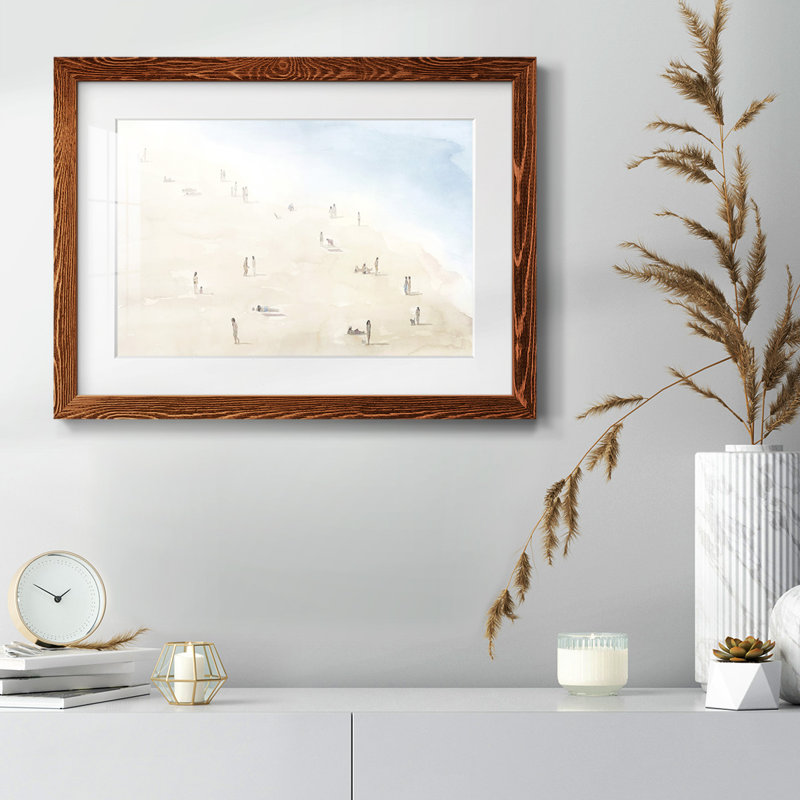 Beach Goers III, H 22 po x l 32 po x P 1,5 po, Érable