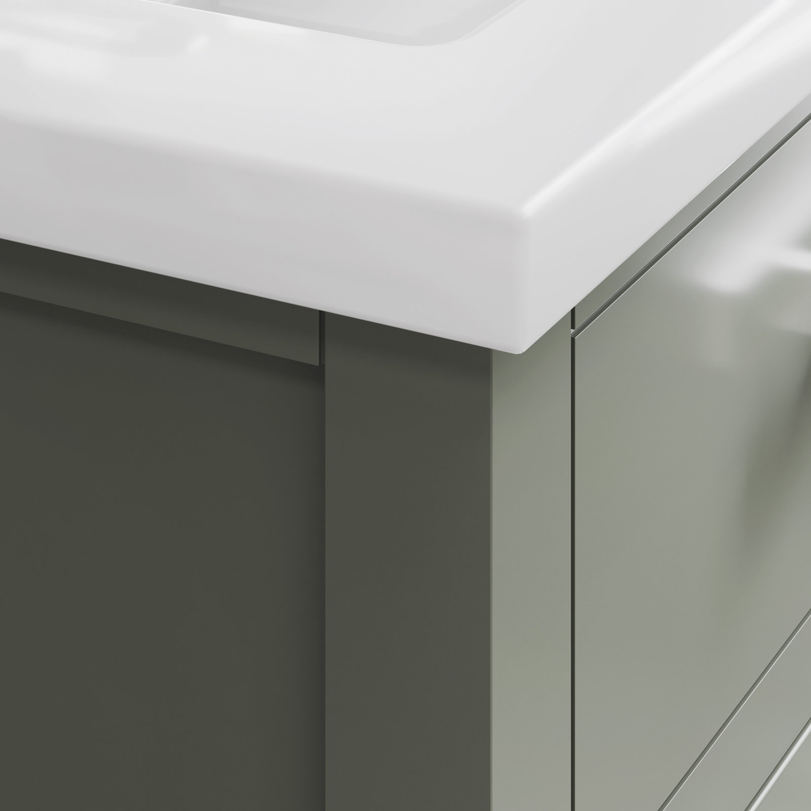 Caitlyn 24'' Single Bathroom Vanity, Glacial Green