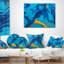 Coussin abstrait en acrylique abstrait à peindre-29061444-29061445