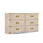 Paris 6 Drawer Dresser, Whitewash Ash