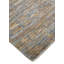 Tapis brun / gris en laine noué à la main-87634531