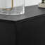 Impala Black & Copper Effect Living Room Sideboard - Sleek Scandi Design Cabinet Storage