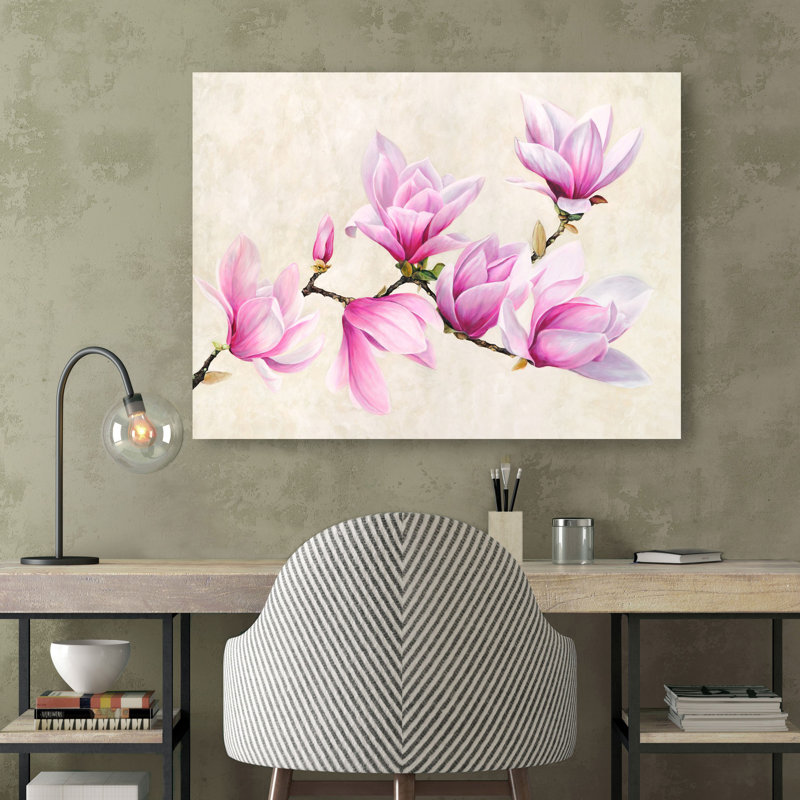 Magnolia Branch by Luca Villa - Wrapped Canvas Art Prints, 60cm H x 80cm W x 4cm D