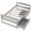 Wooden Daybed with 2 drawers-1963222178