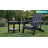 2-tier 14x13in HDPE Outdoor Adirondack Table-423429434