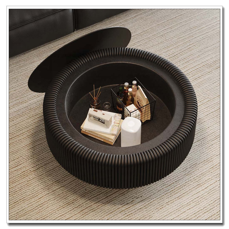 Table basse 31,5 po, Noir