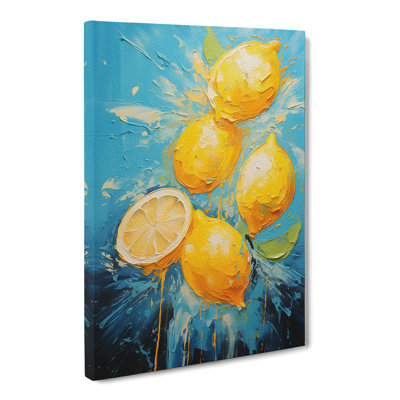 Lemon Fruit Expressionism - Print