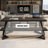 Black Rectangular Solid Wood Dining Table-2013652832