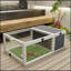 Cage de reptile 39,5 "avec tortue en bois