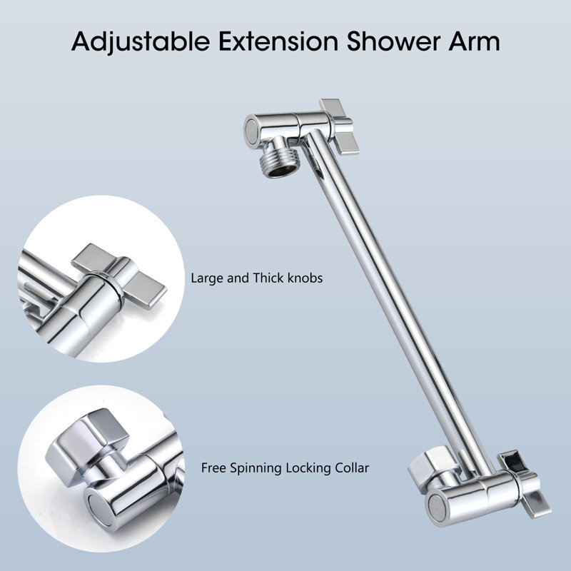 High Pressure Rainfall and Handheld Shower Combo, Chrome