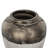 13X13x11" Round Sienna Brown Ceramic Accent Vase