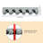 5-Position Mop Holder Wall Mount