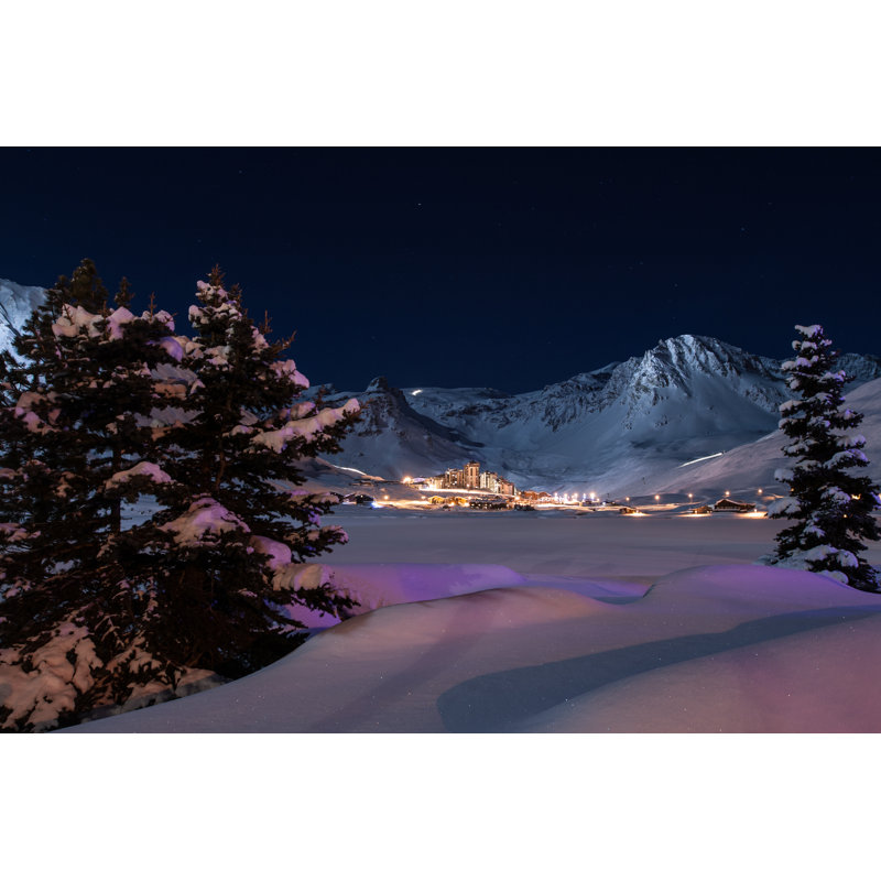 Val Claret At Night by Mcsdwarken - Wrapped Canvas Print, 30cm H x 46cm W