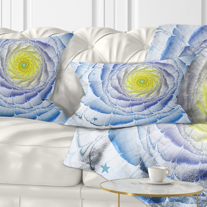 Coussin lombaire en fleur d’art digitale