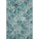 Premium Machine Washable Cerrito AMF594 Teal Rug