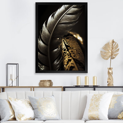 " Silver Boho Chic Feather "