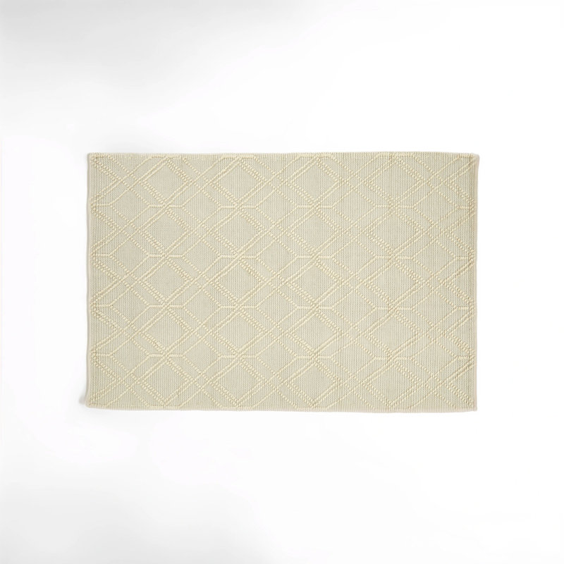 Geometric Hand Tufted 240cm X 150cm Area Rug, Rectangle 120 x 180 cm