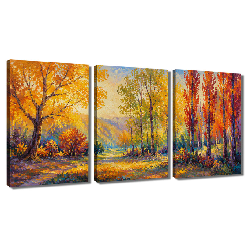 Impression sur toile 3 panneaux, 24 * 36 pouces * 3