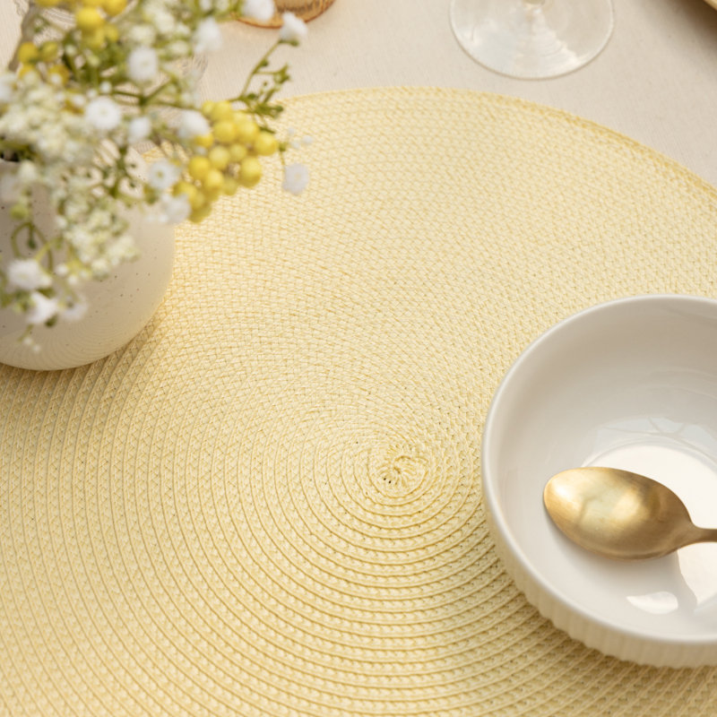 Polyester No Pattern Placemat