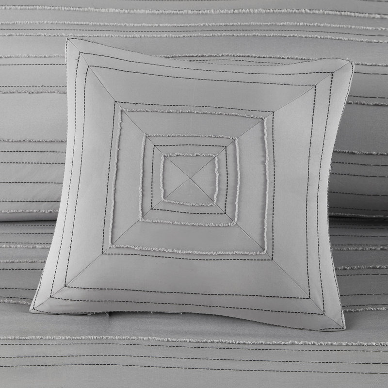 Ensemble d'édredon en jacquard Cationic, Édredon pour lit simple / simple TG + 2 pièces s