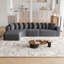 Ensemble de canapé modulaire en chenille de 131,1 pouces-136586717-136586716