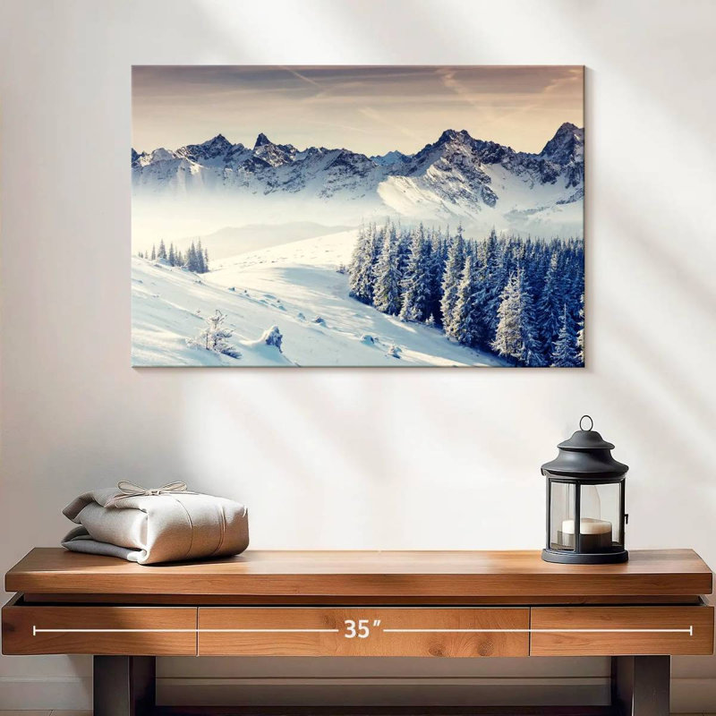 Alvord Winter Snowy Mountains, H 16 po x l 24 po