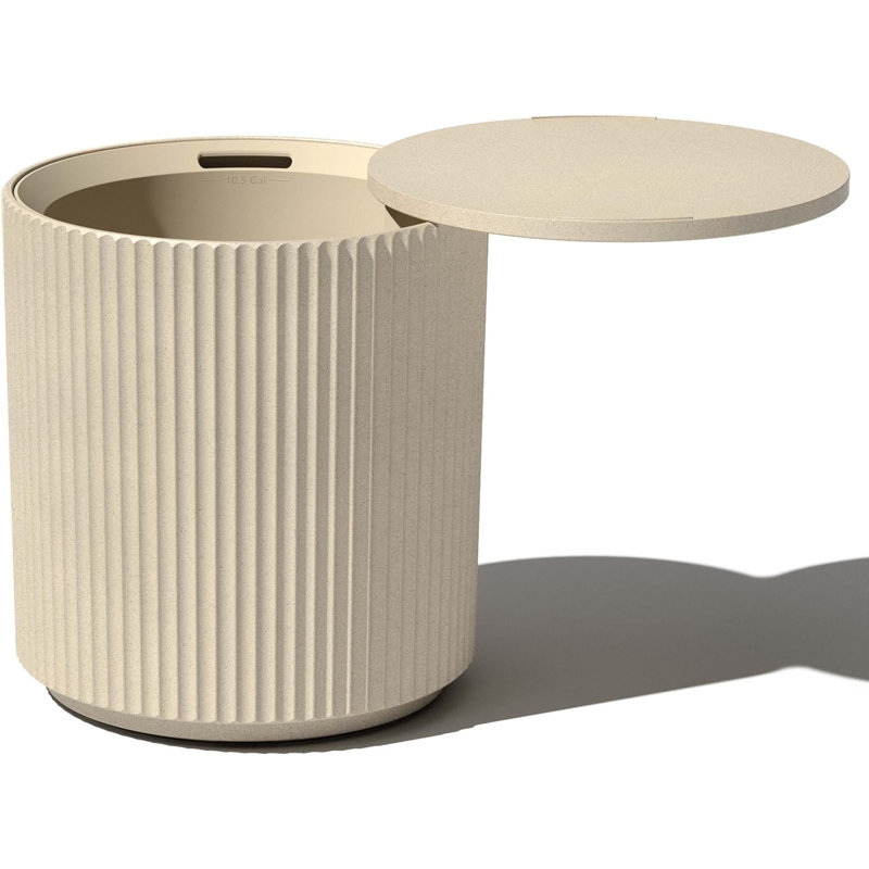 Table d'appoint pour l'extérieur, Jaune, Sable