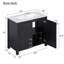 Armoire de salle de bain 36 "Retro Espresso