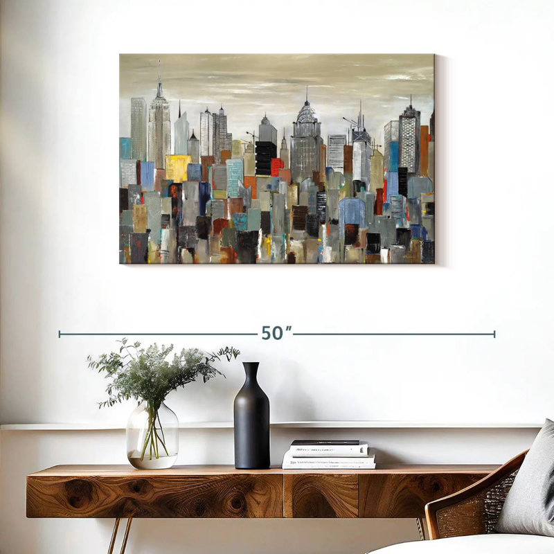 Avery, horizon de New York, H 24 po x l 36 po