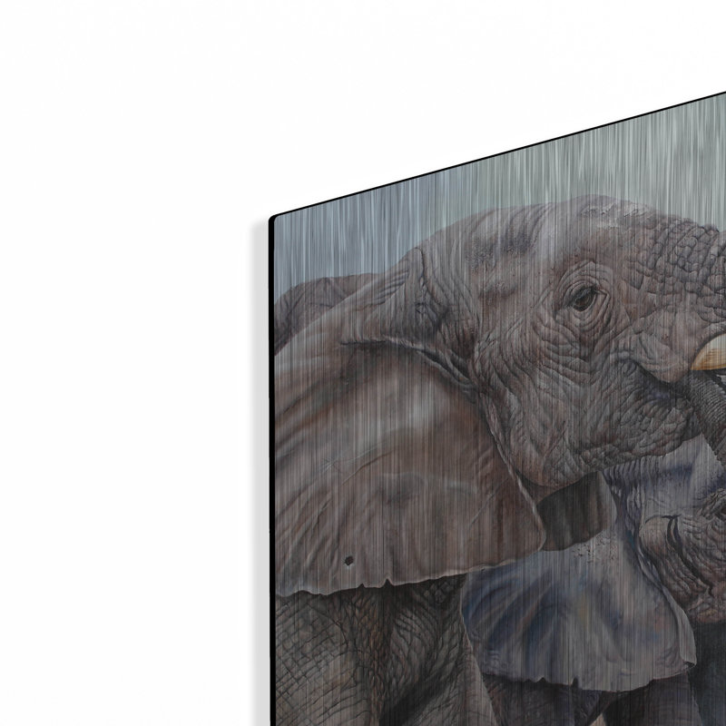  «Échangeant des idées» par Delene Lambert, art mural en métal, 16 po x 12 po, H 12 po x l 16 po