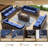 Melisandra Wicker 12 - Person Seating Group with Cushions and Fire Pit, Patio Sectional Conversation Set-349813964-397728654