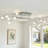 12 - Light 43.31" Dimmable Led Flush Mount