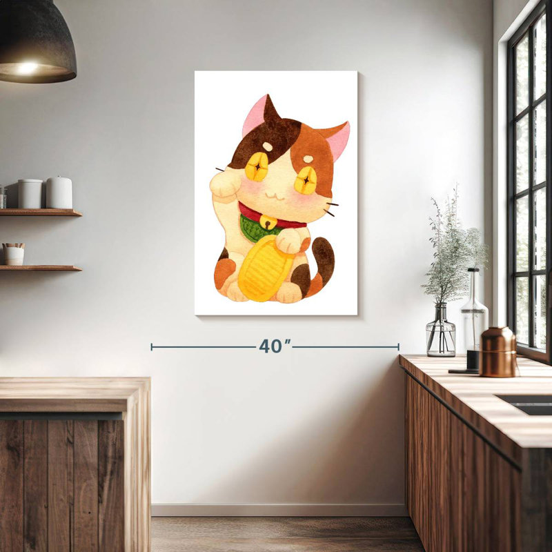 Brampt Chinese Cat, 39" H x 26" W