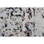 Tapis rectangulaire en laine / soie noué à la main beige / gris anthracite