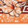 Mccurry Floral Machine Woven Orange/Brown Area Rug