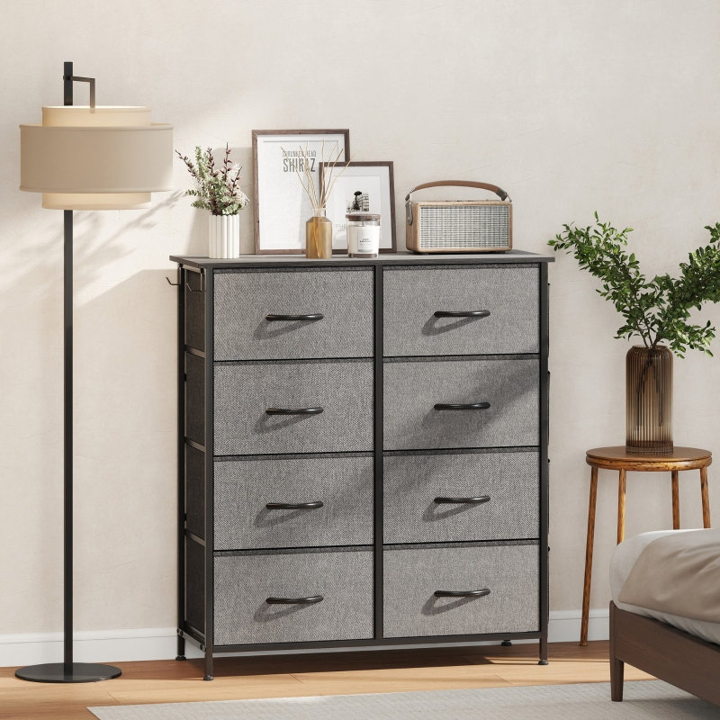 86 cm W Chest of 8 Drawers