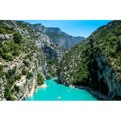 Gorges Du Verdon, France Europe by Harjeet Singh Narang - Wrapped Canvas Print