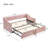 Upholstered Velvet Daybed with Trundle Bed-216178647