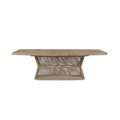 Dining Table - Toffe With Rope Base