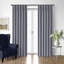 Walker Ticking Stripe Indigo/Ivory Cotton Pinch Pleat Drapery Panel Set of 2-51352669-49318989