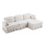 Canapé modulaire en bois 103,15 pouces Chenille