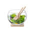 Serve Glass Salad Bowl