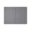 HOMEIBRO Cozy Design, meuble mural standard en contreplaqué, style Shaker, gris Shaker, 91,4 cm (L) x 61 cm (P) x 61 cm (H), à monter soi-même-915285824-915386482