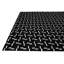 Tapis noir Isidore