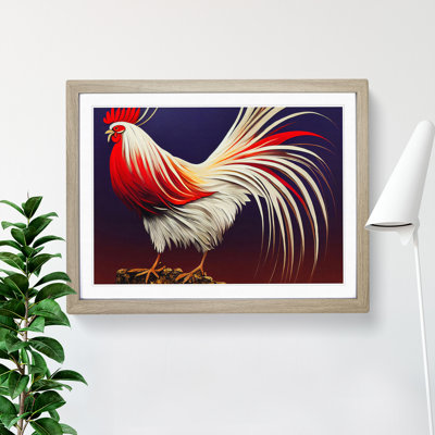 Bright Rooster - Single Picture Frame Print
